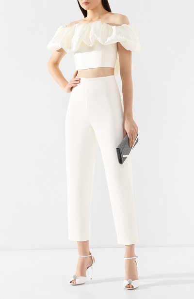 Топ SOLACE LONDON белого цвета по цене 27150 руб., арт. 0S25084, фото 2 Топ SOLACE LONDON, арт. 0S25084, фото 2