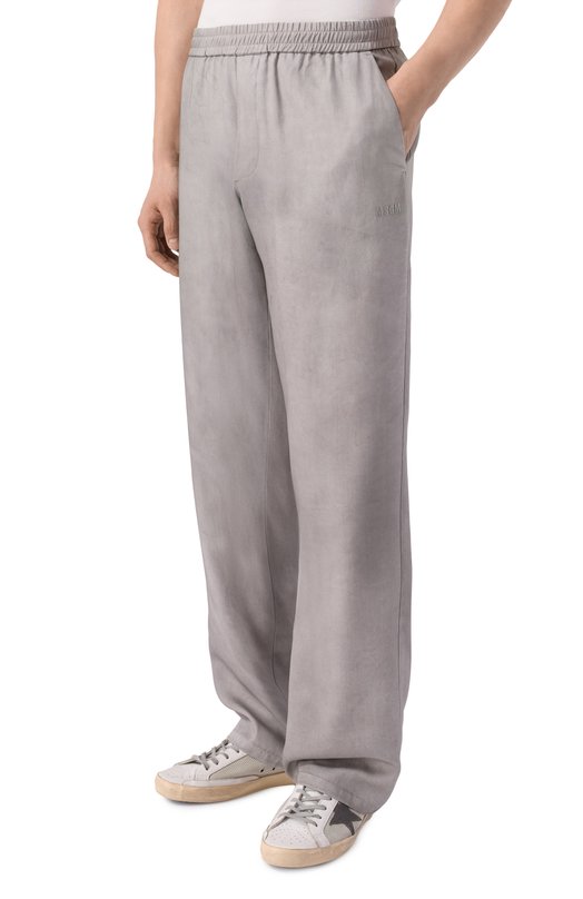 Брюки из лиоцелла MSGM 4040MP08X/267009 Серый  4040MP08X/267009 Фото 3
