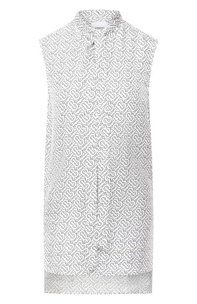 Женский шелковый топ BURBERRY, арт. 8029534