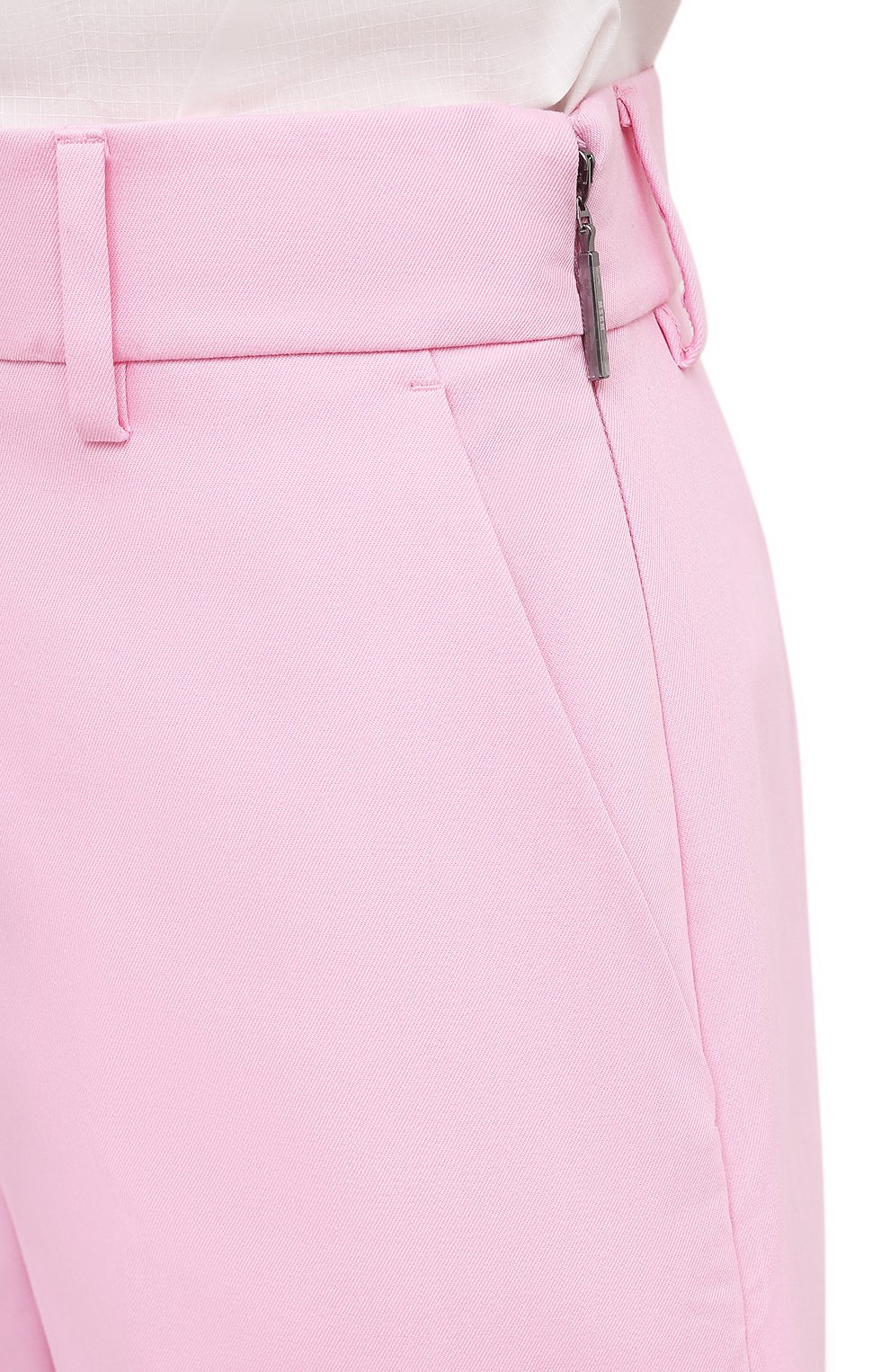 Хлопковые брюки MSGM светло-розового цвета по цене 29050 руб., арт. 3041MDP06 217105, фото 5 Хлопковые брюки MSGM, арт. 3041MDP06 217105, фото 5