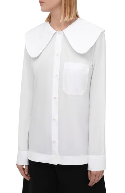 Хлопковая блузка JW ANDERSON, арт. SH0124 PG0587, фото 3