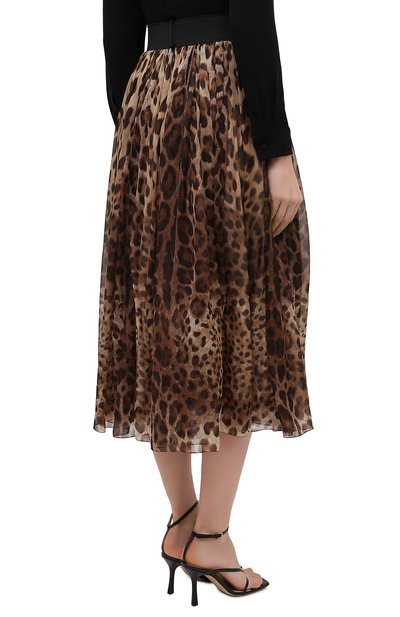 Шелковая юбка DOLCE & GABBANA, арт. F4B0PT/FS1AR, фото 4