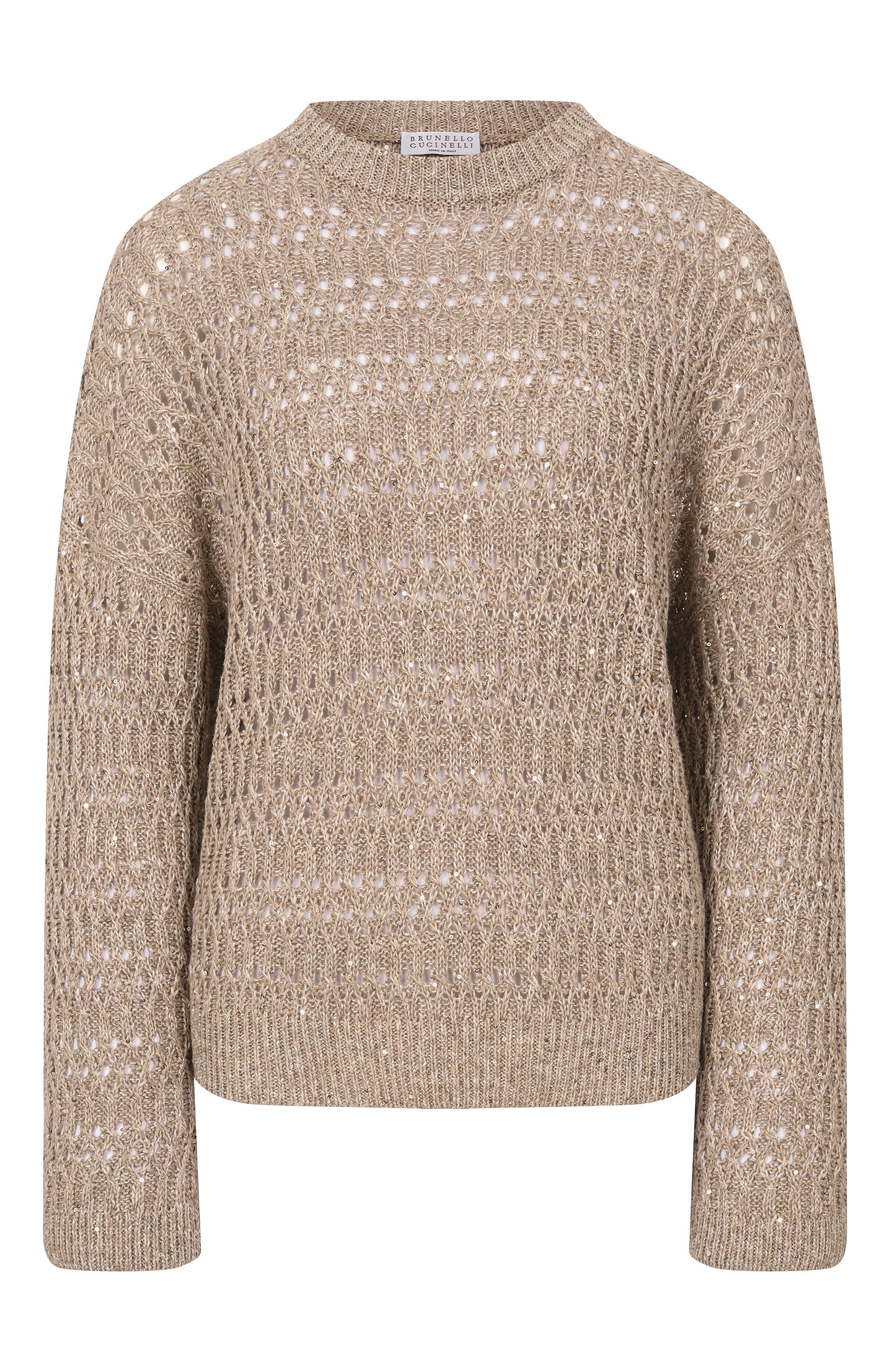 Льняной свитер BRUNELLO CUCINELLI, арт. MC0564700, фото 1