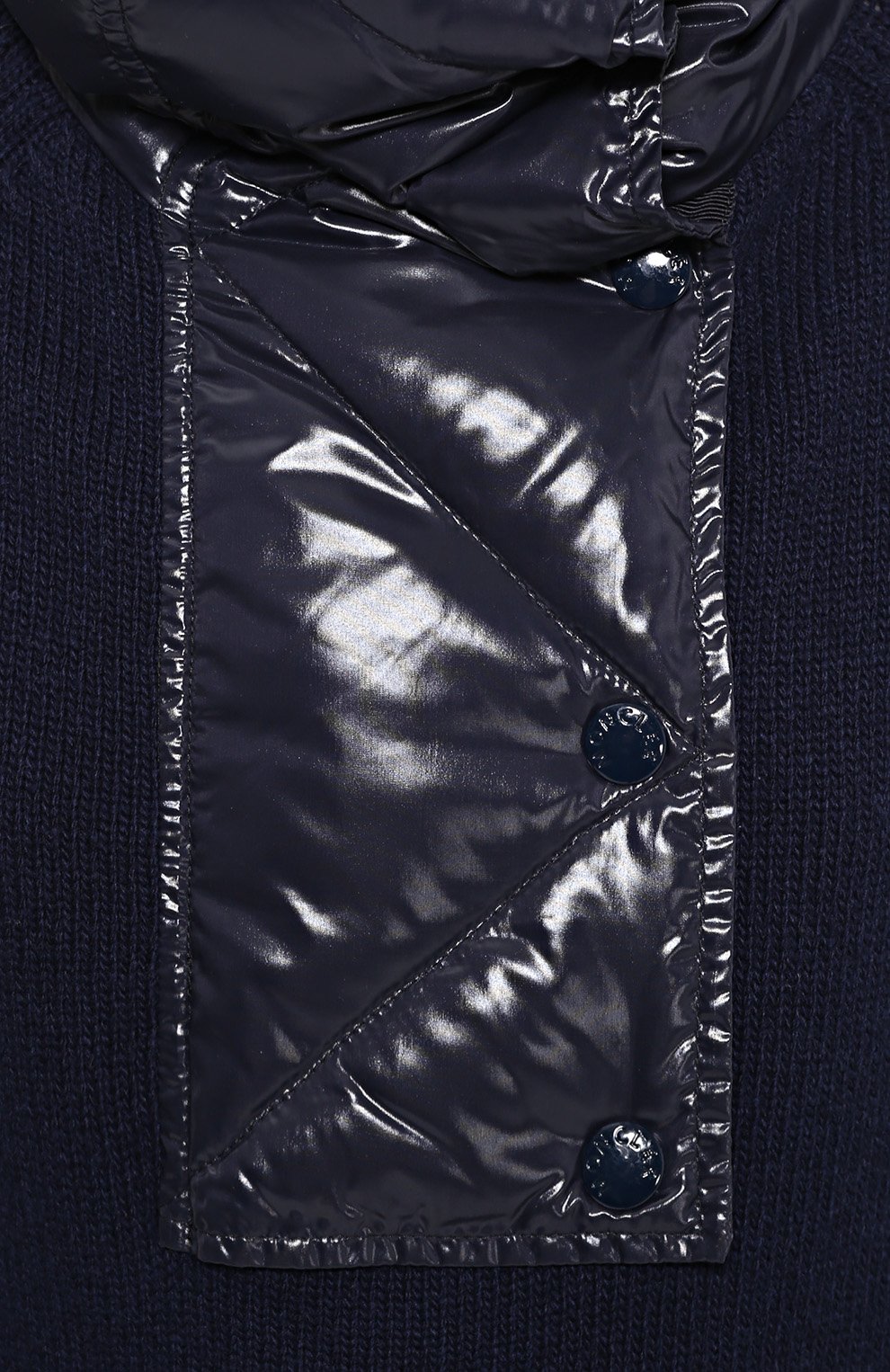 Свитер с карманами и высоким пуховым воротником MONCLER, арт. B2-093-92882-00-95112, фото 5