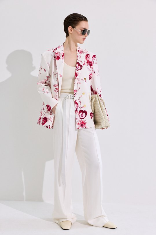 Кожаные балетки Jil Sander J15WZ0039/P7588 Кремовый  J15WZ0039/P7588 Фото 7