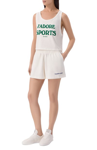 Женская хлопковая майка SPORTY AND RICH, арт. T012373702WH01