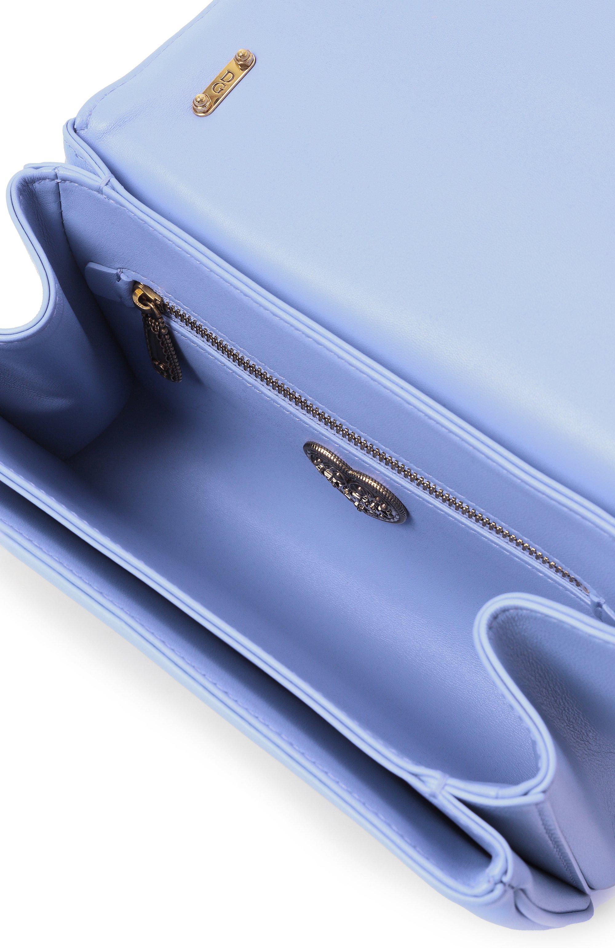 Сумка devotion medium DOLCE & GABBANA голубого цвета по цене 279500 руб., арт. BB7475/AF984, фото 5 Сумка devotion medium DOLCE & GABBANA, арт. BB7475/AF984, фото 5