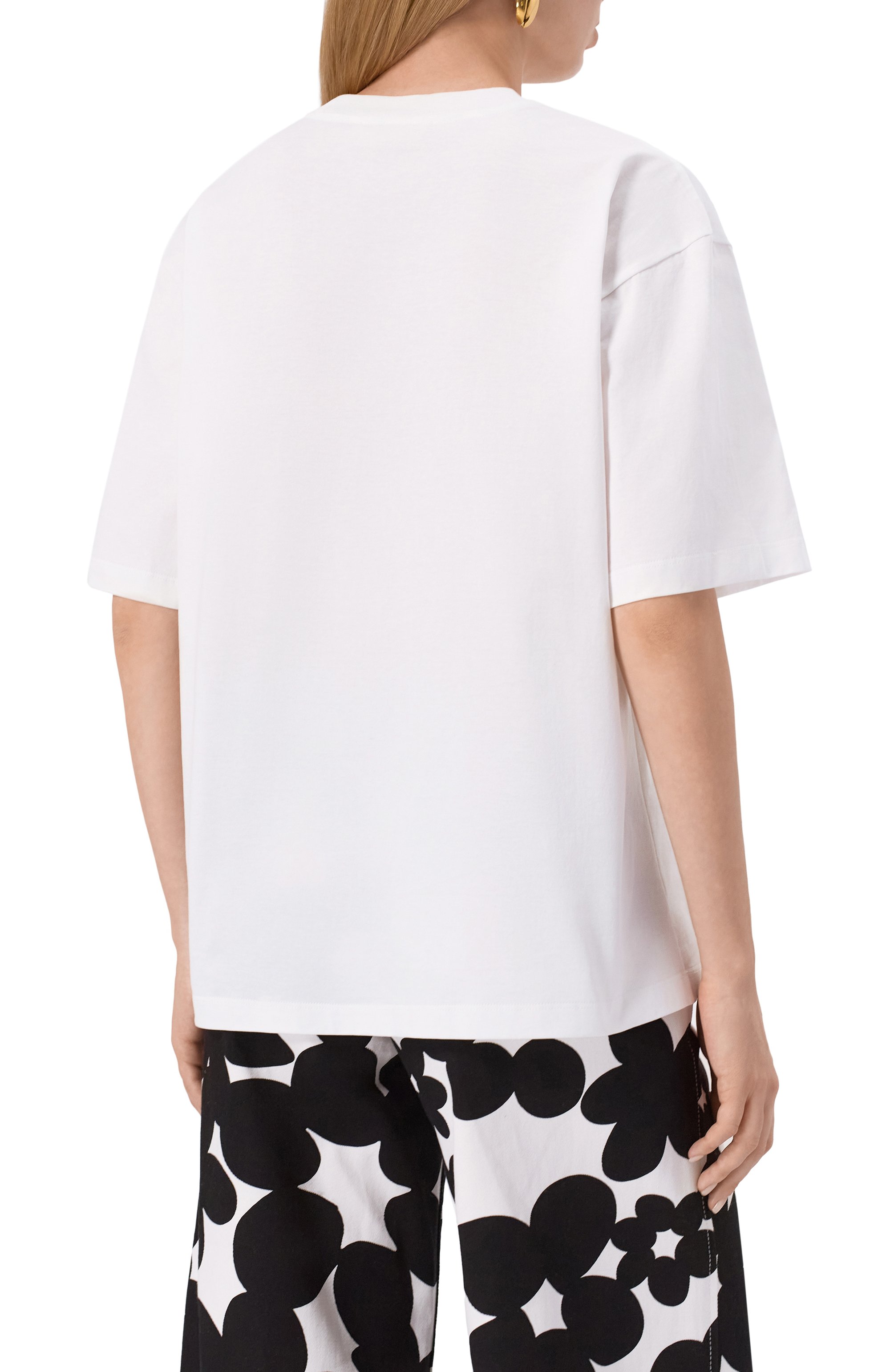 Хлопковая футболка MARNI, арт. THJET49P15/USCX50, фото 4