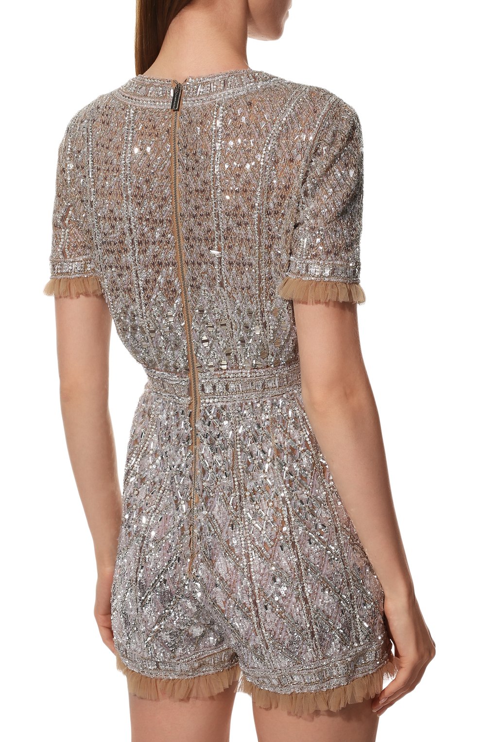 Комбинезон с отделкой пайетками и бисером ZUHAIR MURAD, арт. RD-SS17-035 JS, фото 4