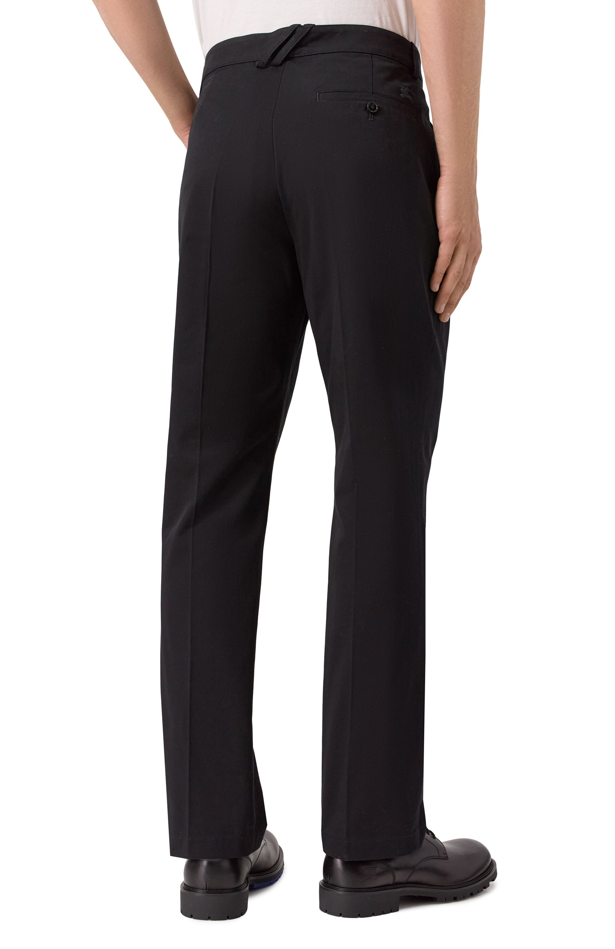 Хлопковые брюки BURBERRY, арт. 8110608, фото 4