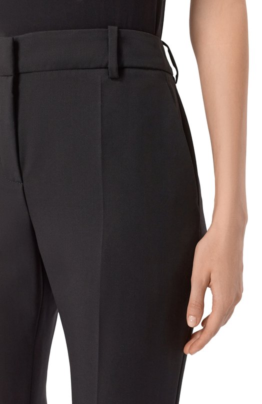 Шерстяные брюки Nina Ricci 25ACPA004/WV0324 Чёрный  25ACPA004/WV0324 Фото 5