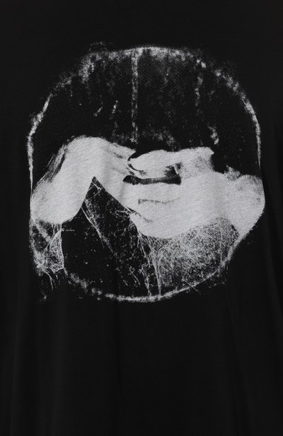 Хлопковая футболка ANN DEMEULEMEESTER, арт. 2402-M-JTS06-37-FA206-099, фото 5