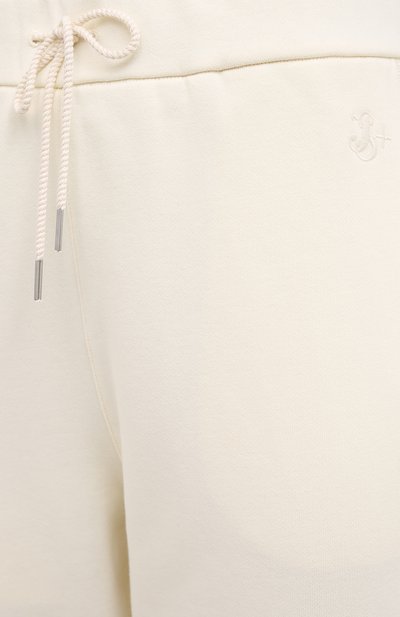 Хлопковое брюки JIL SANDER белого цвета по цене 52750 руб., арт. JPPR727517-WR248608, фото 5 Хлопковое брюки JIL SANDER, арт. JPPR727517-WR248608, фото 5