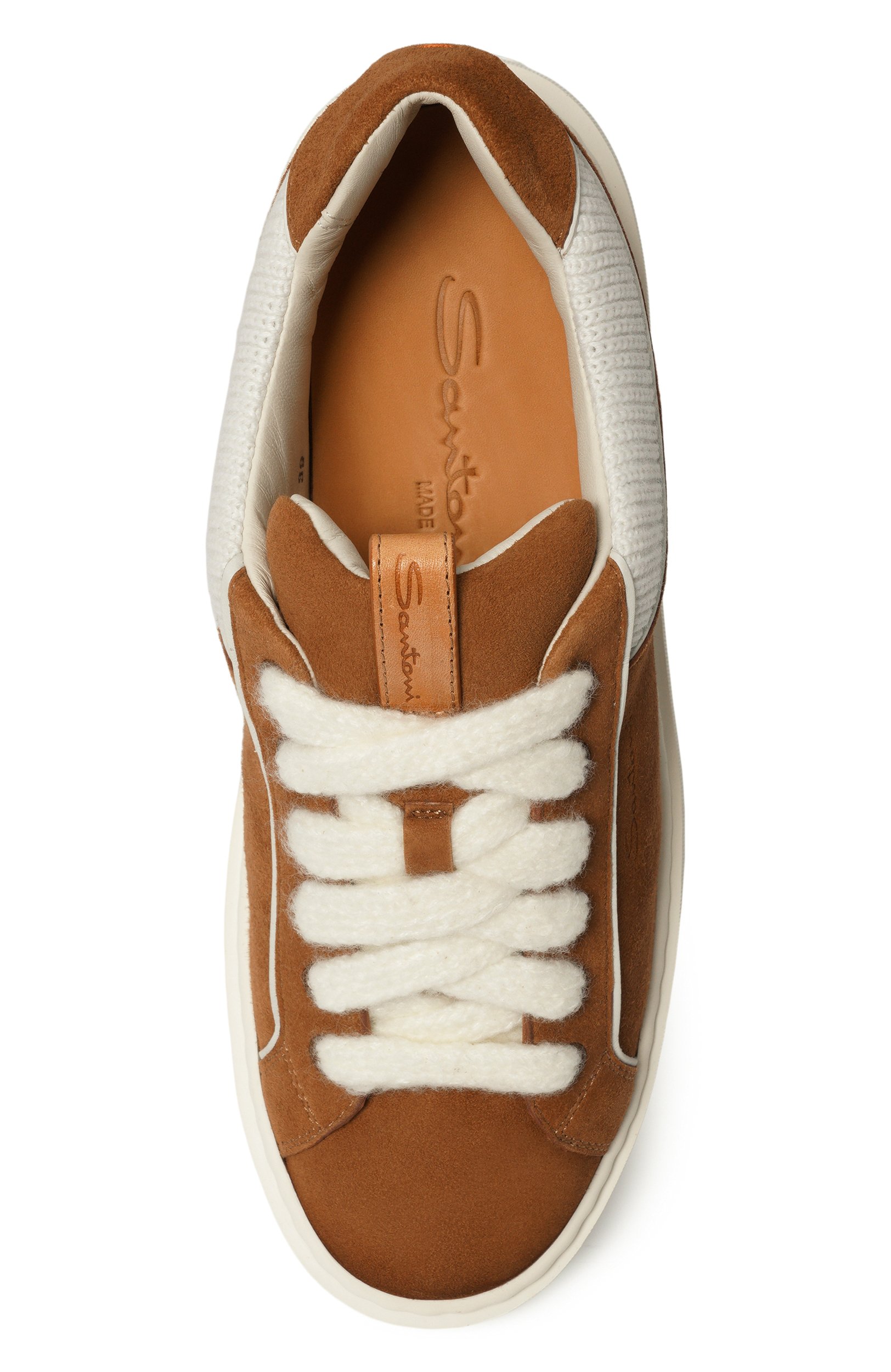 Замшевые кеды cleanic SANTONI, арт. WBCG61511BARGU0E, фото 6
