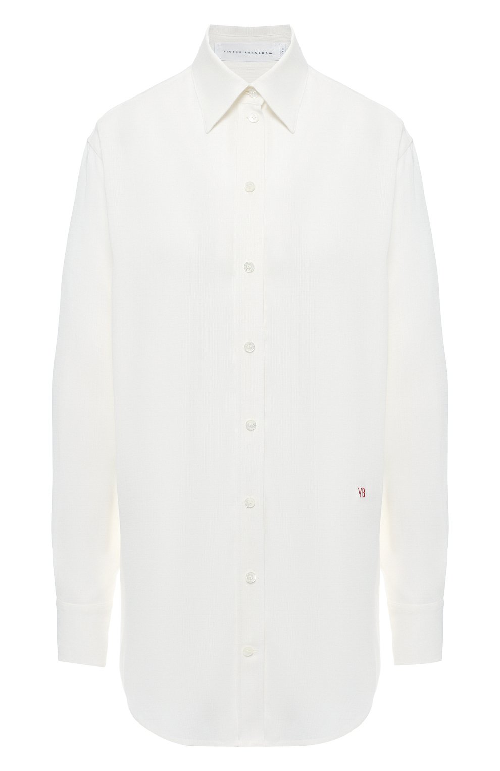 Рубашка из смеси вискозы и шелка VICTORIA BECKHAM, арт. SH LNG 1730 PSS19 FLUID MESH, фото 1