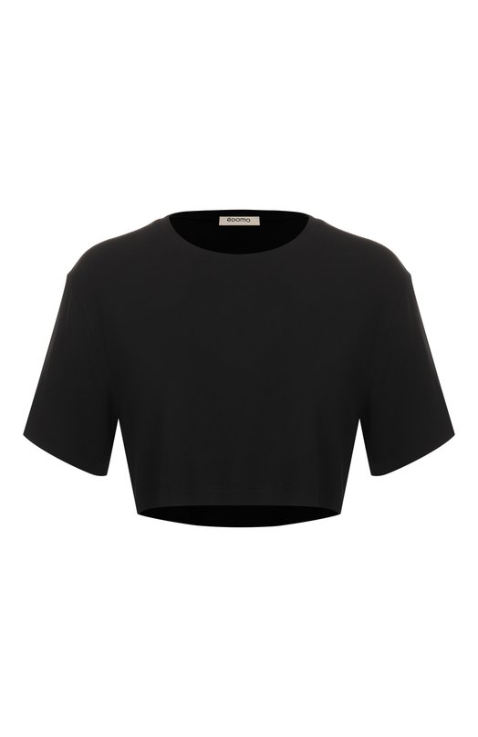 Футболка из вискозы EDOMO T002006FW2324 Чёрный T002006FW2324