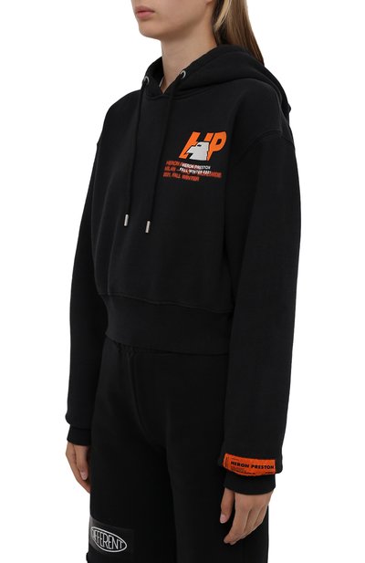 Хлопковое худи HERON PRESTON, арт. HWBB021F21JER0021022, фото 3