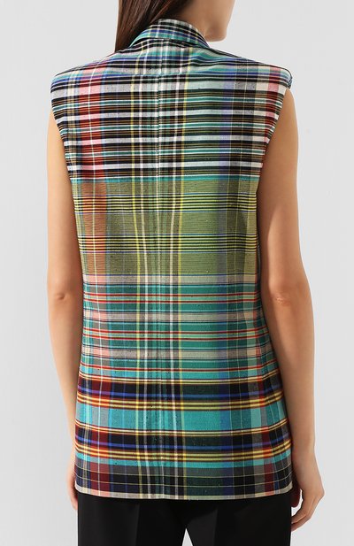 Хлопковый жилет DRIES VAN NOTEN разноцветного цвета по цене 66150 руб., арт. 191-10440-7036, фото 4 Хлопковый жилет DRIES VAN NOTEN, арт. 191-10440-7036, фото 4