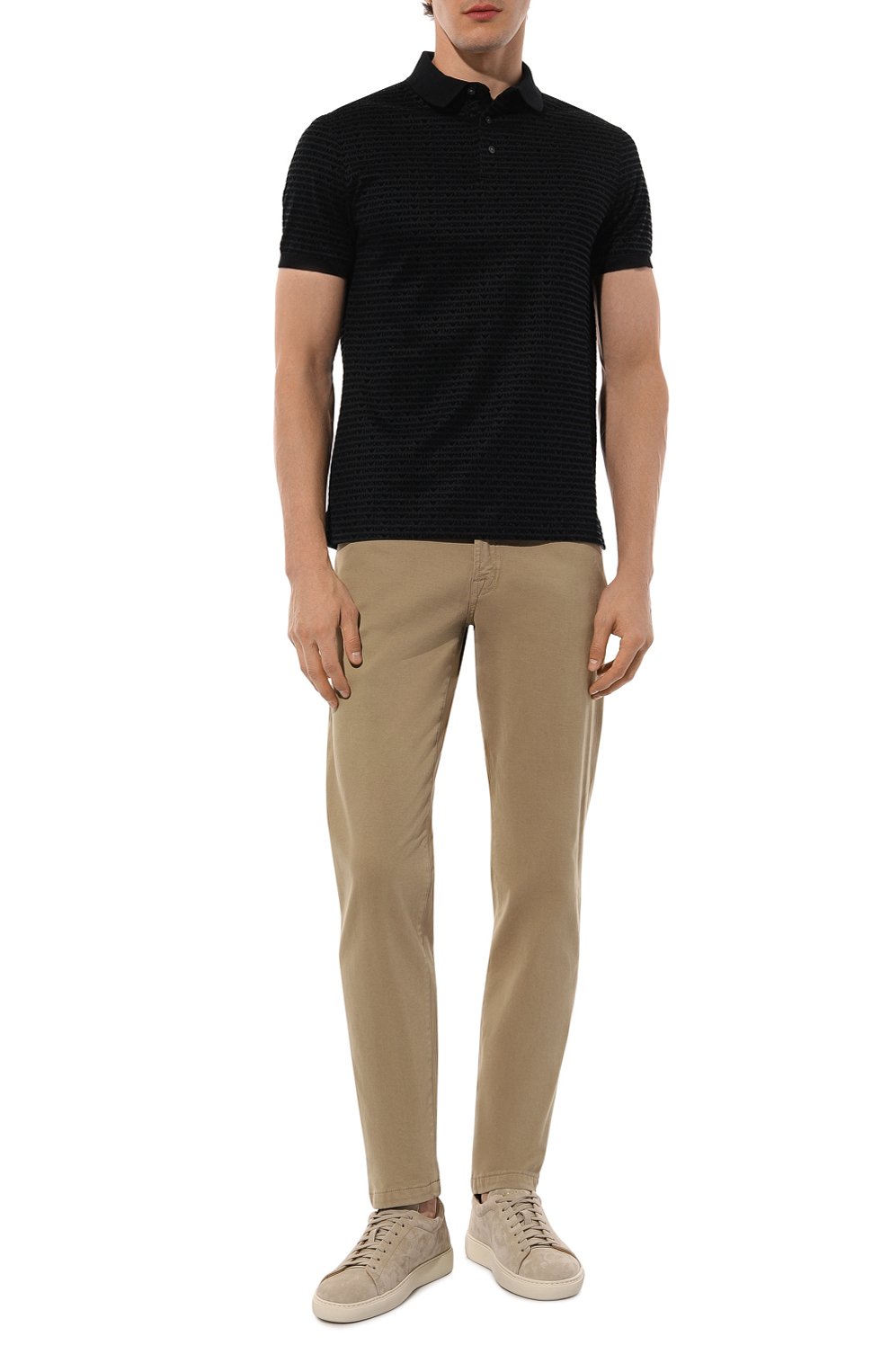 Поло из лиоцелла и хлопка EMPORIO ARMANI, арт. 6D1F79/1J0SZ, фото 2