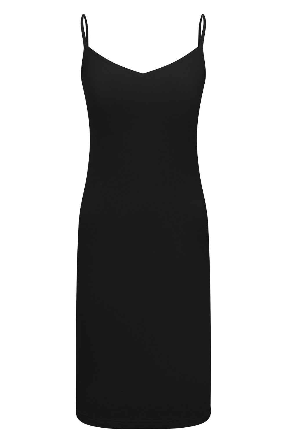 Хлопковая сорочка HANRO черного цвета по цене 8790 руб., арт. 071346., фото 1 Хлопковая сорочка HANRO, арт. 071346., фото 1