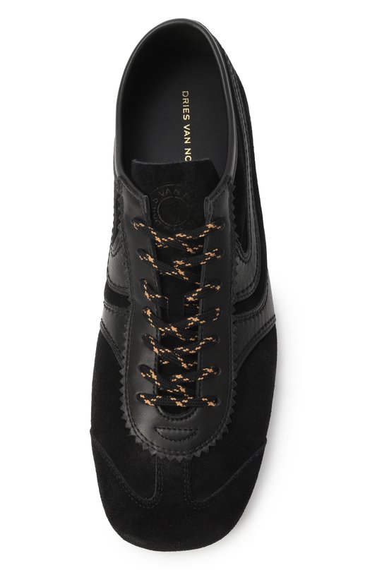 Кожаные кеды Dries Van Noten 021726-126-900 Чёрный  021726-126-900 Фото 6
