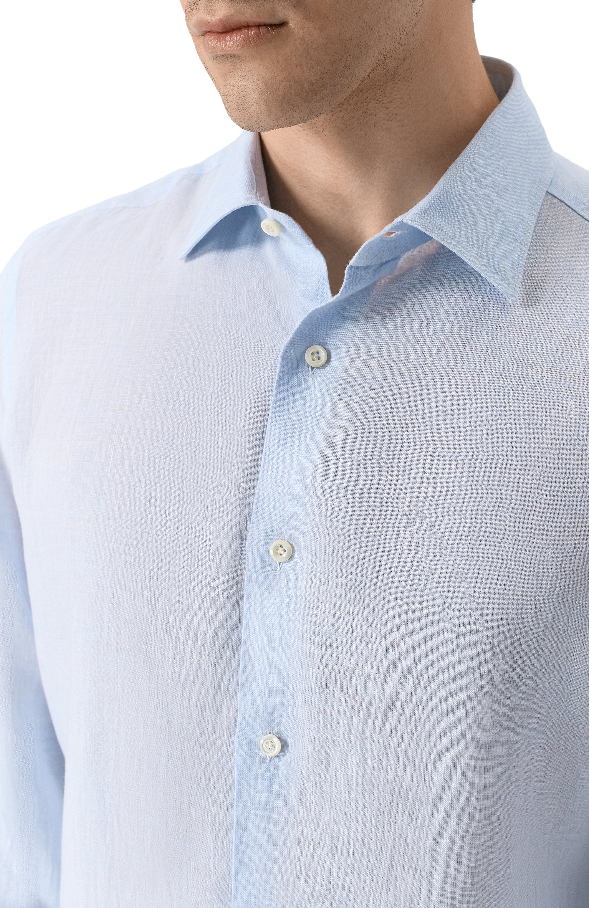 Льняная рубашка GIAMPAOLO, арт. 608/TS44313, фото 5