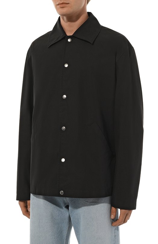 Хлопковая куртка Jil Sander J23BN0003-J45071 Чёрный  J23BN0003-J45071 Фото 3