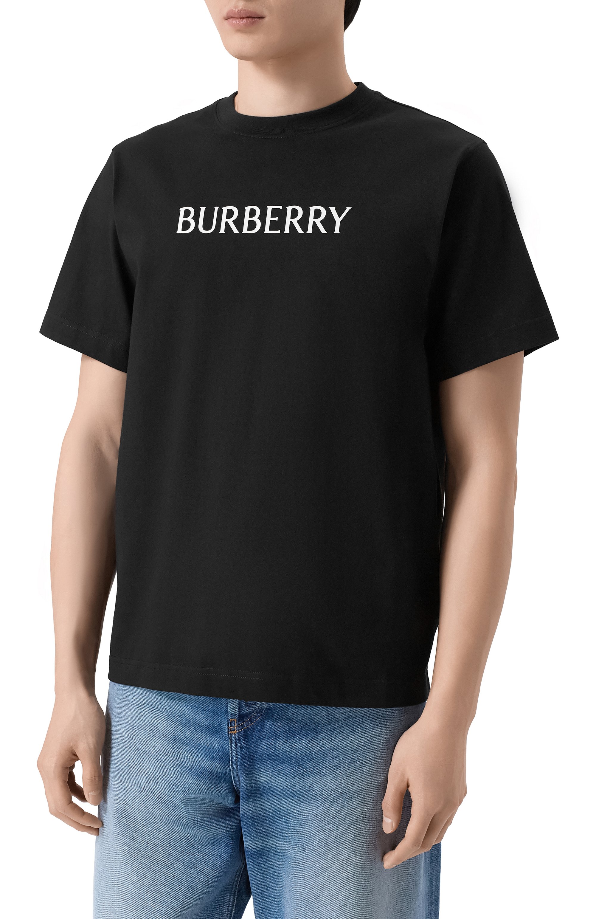 Хлопковая футболка BURBERRY, арт. 8122387, фото 3