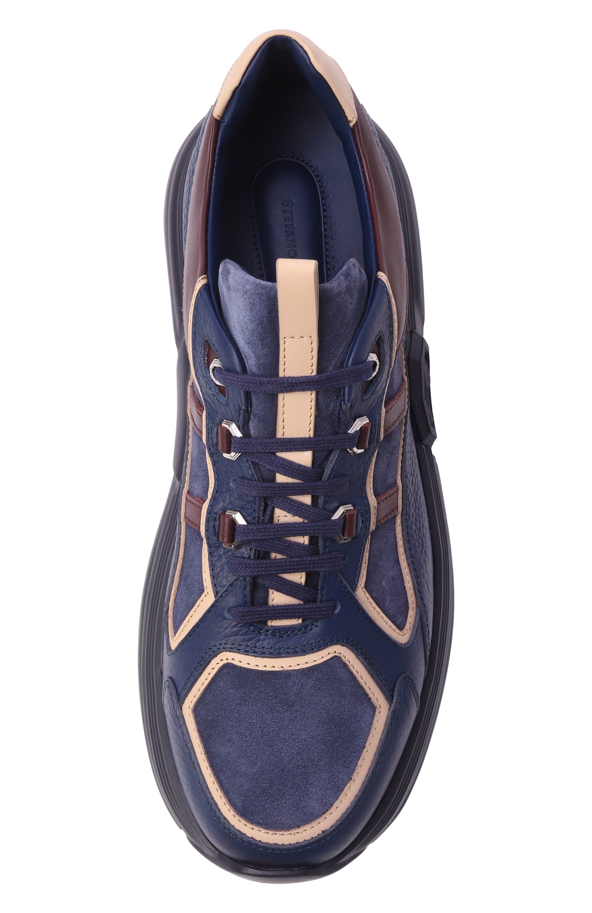 Кожаные кроссовки STEFANO RICCI, арт. UZ27G6632/VDSDPV, фото 6