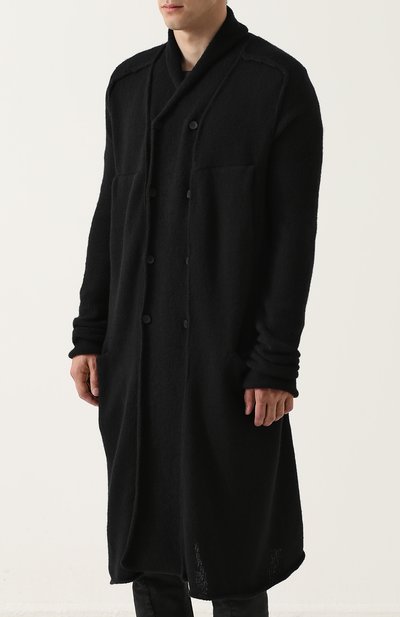 Удлиненный кардиган из смеси шерсти и льна с кашемиром MASNADA, арт. M19M09, фото 3