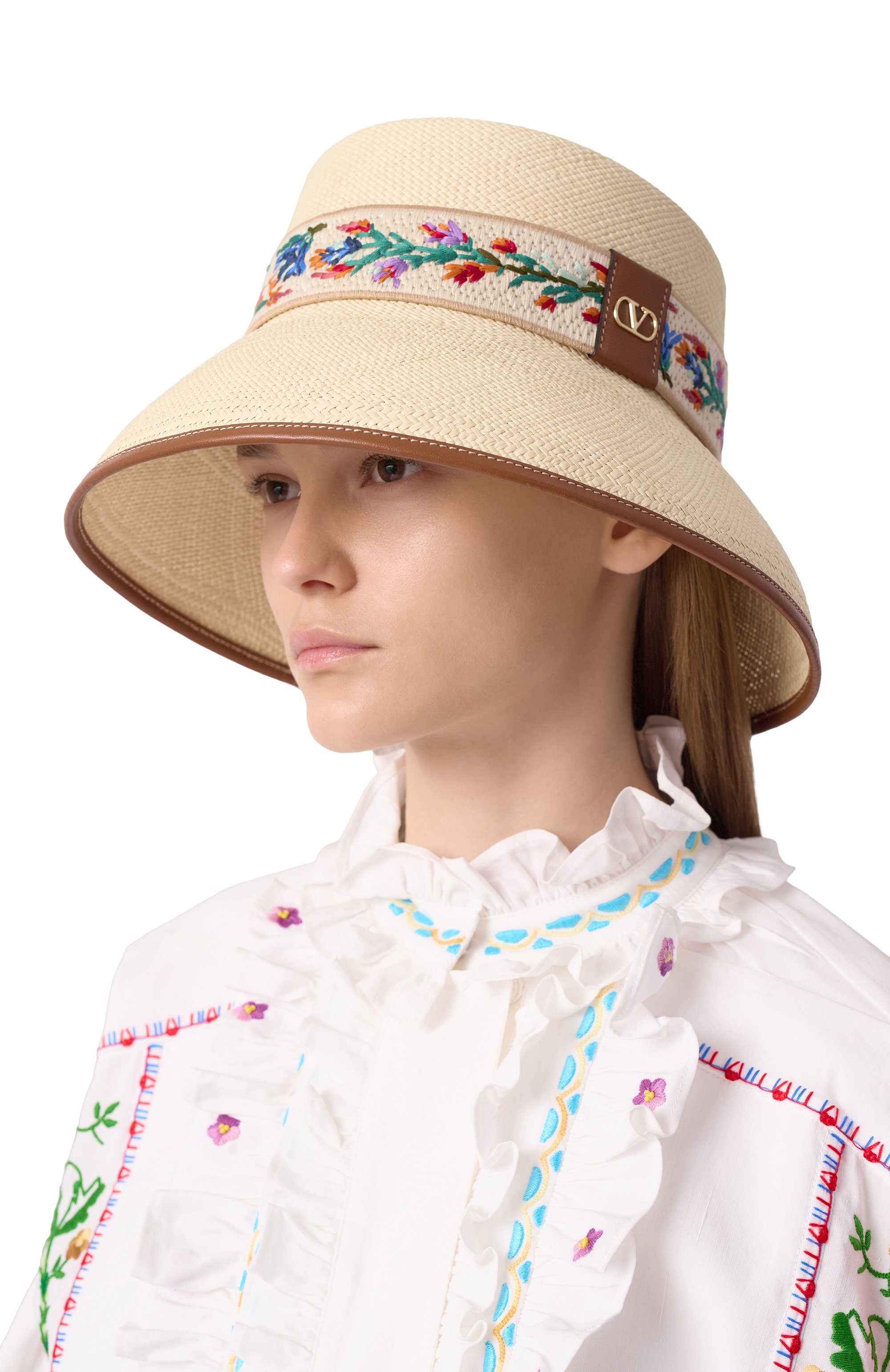 Соломенная шляпа VALENTINO, арт. 6W2HGA40/AUB, фото 2