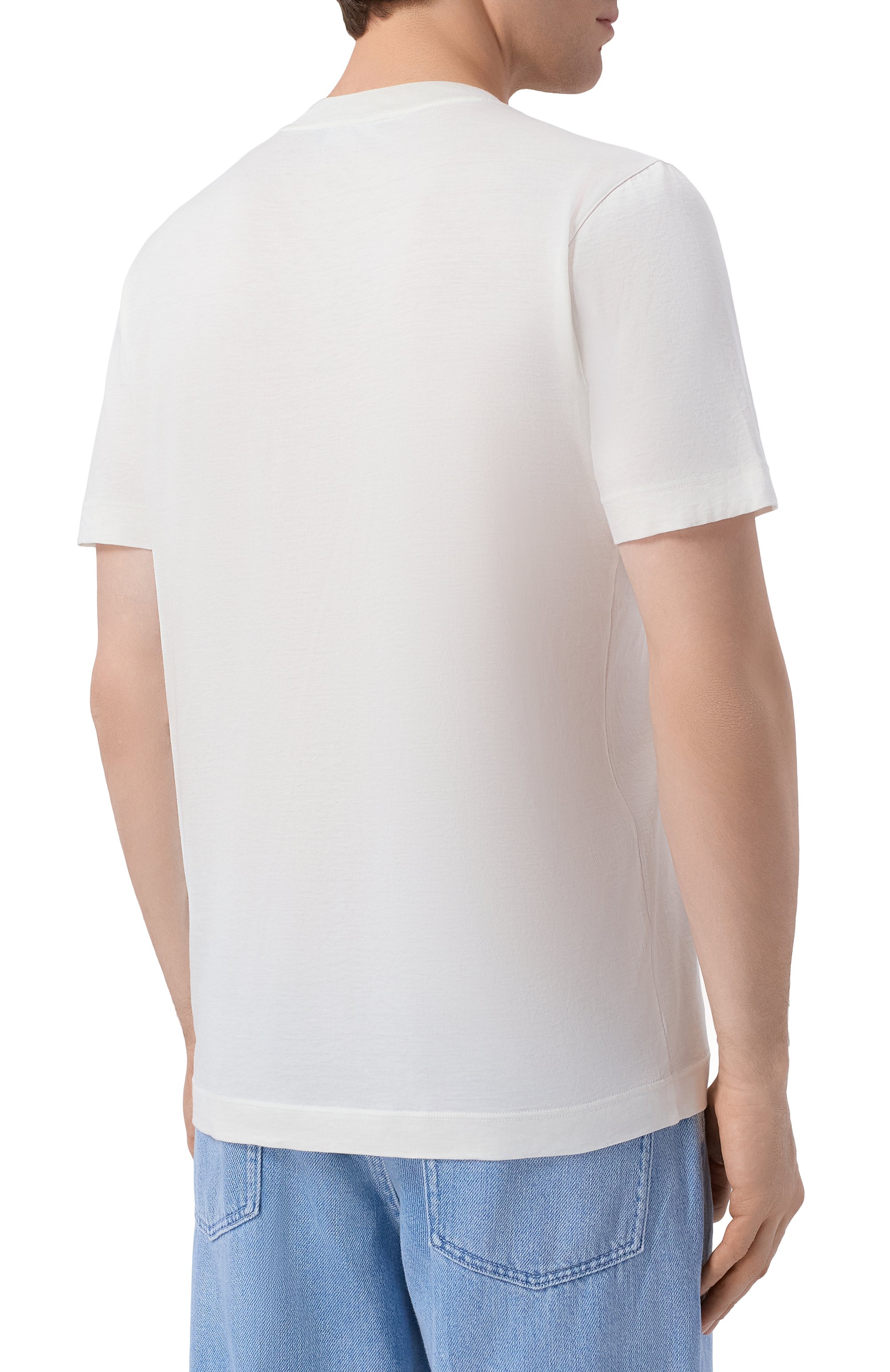 Футболка из шелка и хлопка GRAN SASSO, арт. 60131/78404, фото 4