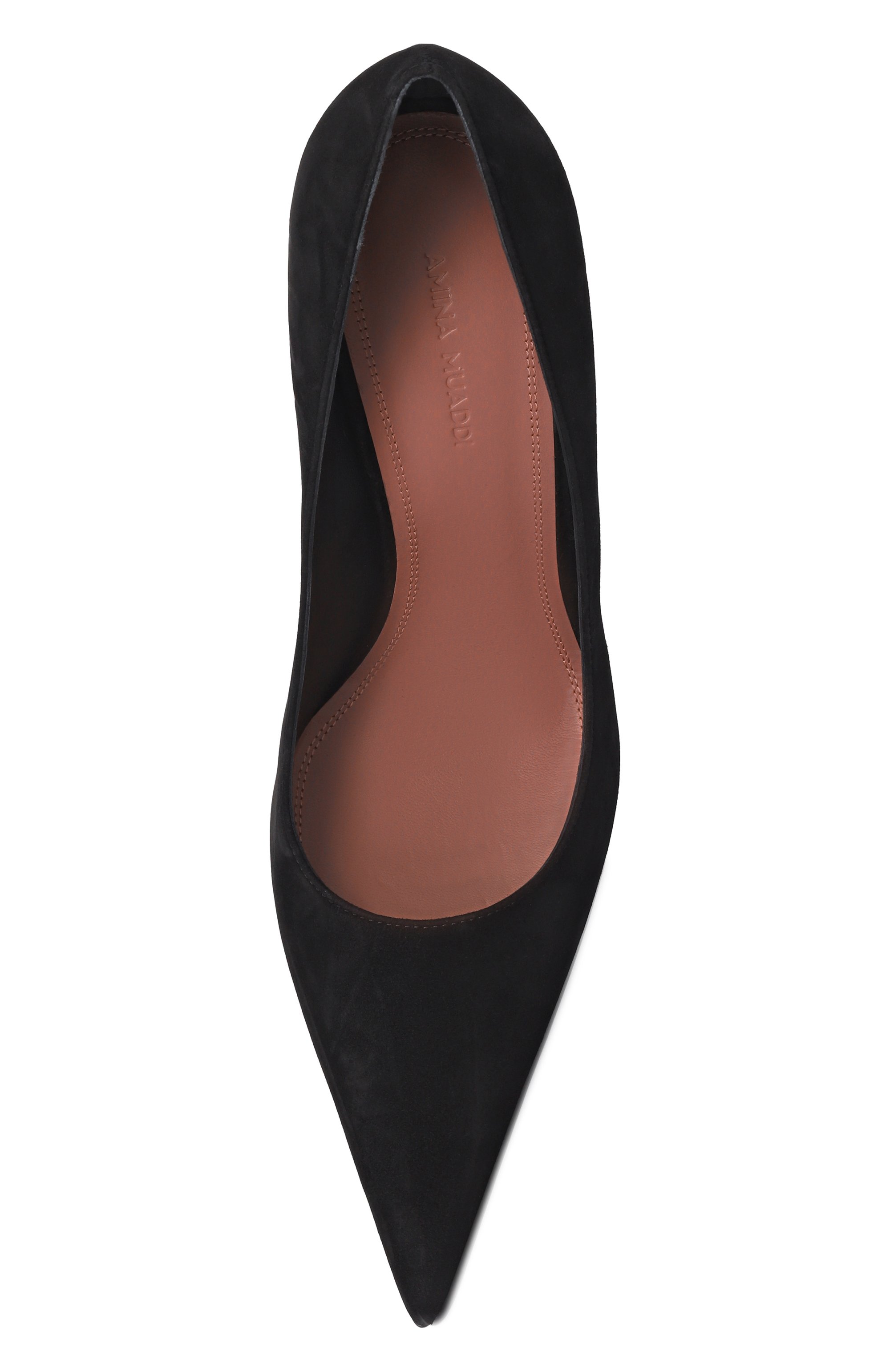 Замшевые туфли barbara 105 AMINA MUADDI, арт. BARBARA PUMP/SUEDE, фото 6