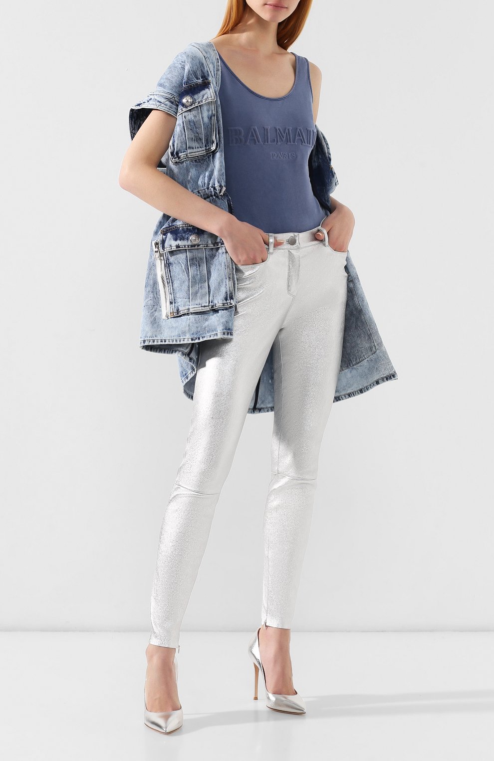 Хлопковое боди BALMAIN, арт. RF00926/J090, фото 2