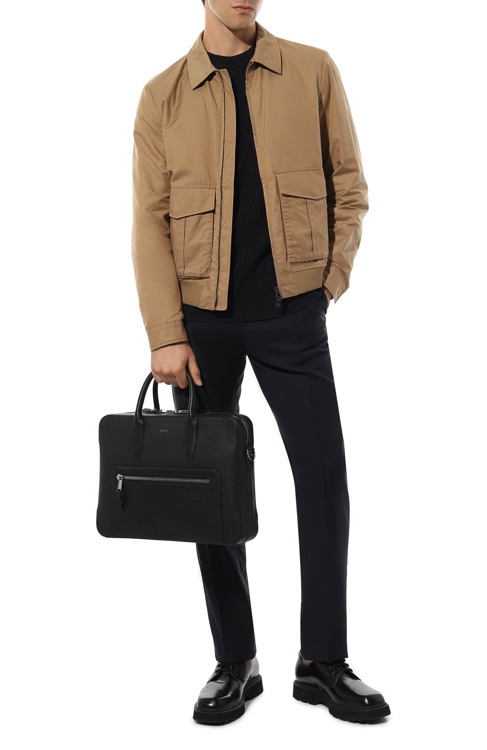 Кожаная сумка для ноутбука BOSS, арт. 50498649, фото 7