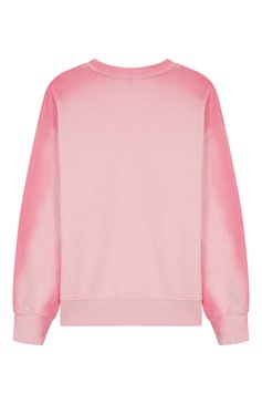 Детский хлопковый свитшот MSGM KIDS розового цвета, арт. S5MSJUSW238 | Фото 2 (Рукава: Длинные; Материал внешний: Хлопок; Девочки Кросс-КТ: Свитшот-одежда; Ростовка одежда: 6 лет | 116 см, 8 лет | 128 см, 10 - 11 лет | 140 - 146см, 12 лет | 152 см, 16 лет | 164 см)