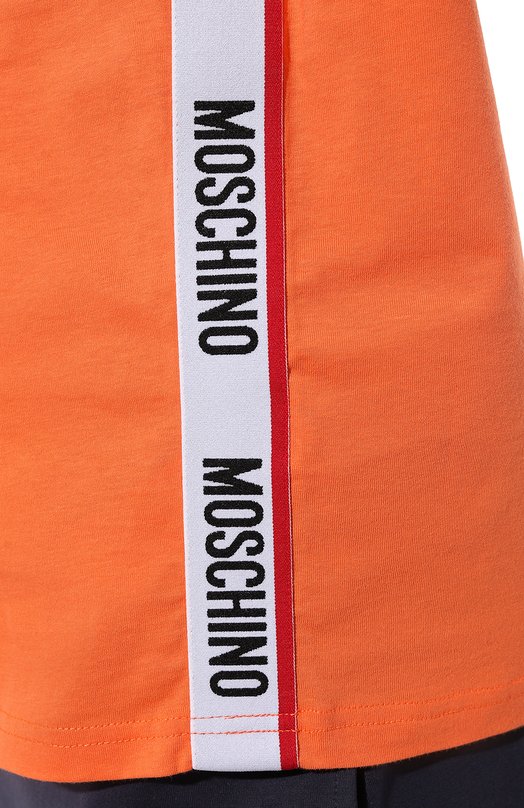 фото Хлопковая футболка moschino