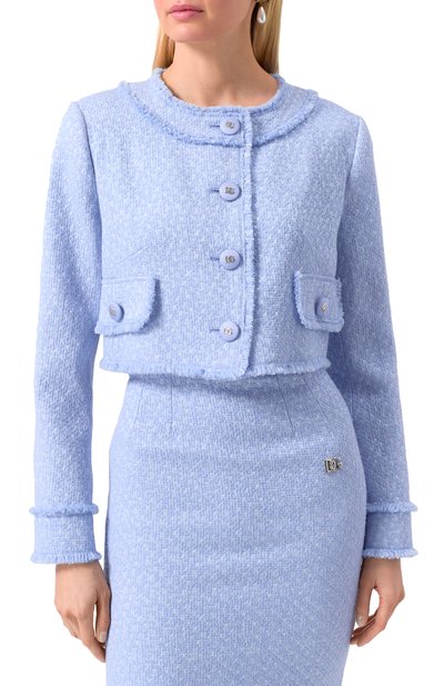 Жакет из шерсти и вискозы DOLCE & GABBANA, арт. F26X8T/HUMUA, фото 3