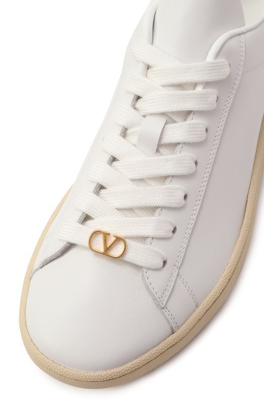 Кожаные кеды Royco Valentino 6W0S0LX9/BYA Белый  6W0S0LX9/BYA Фото 7