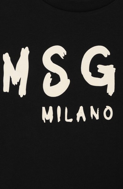 Хлопковый лонгслив MSGM KIDS, арт. F6MSJUTH012, фото 3
