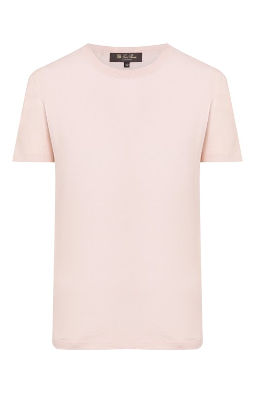 Хлопковая футболка Loro Piana FAM7984 Розовый FAM7984