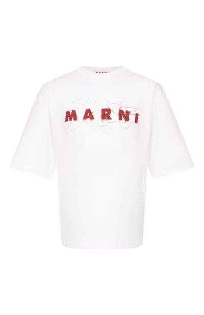 Мужская хлопковая футболка MARNI, арт. HUMU0223PV/USCW95