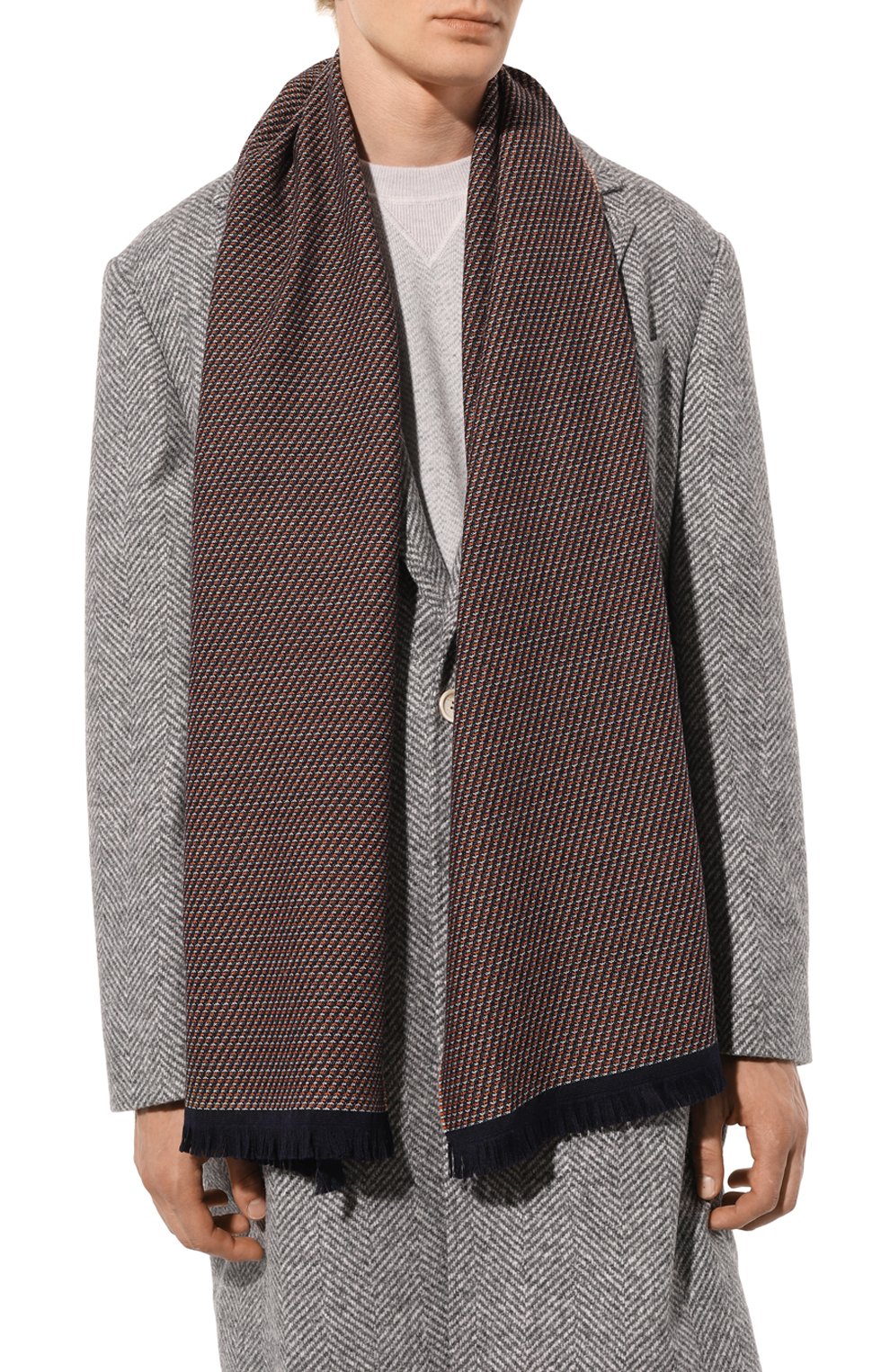 Шерстяной шарф PAUL&SHARK, арт. 13317005, фото 2