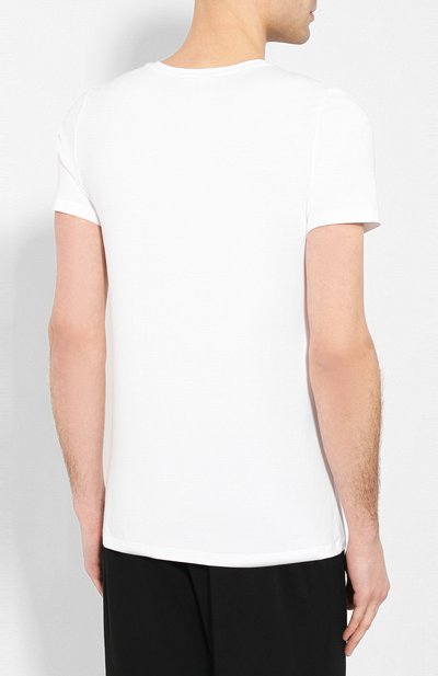 Хлопковая футболка HANRO, арт. 073088, фото 4