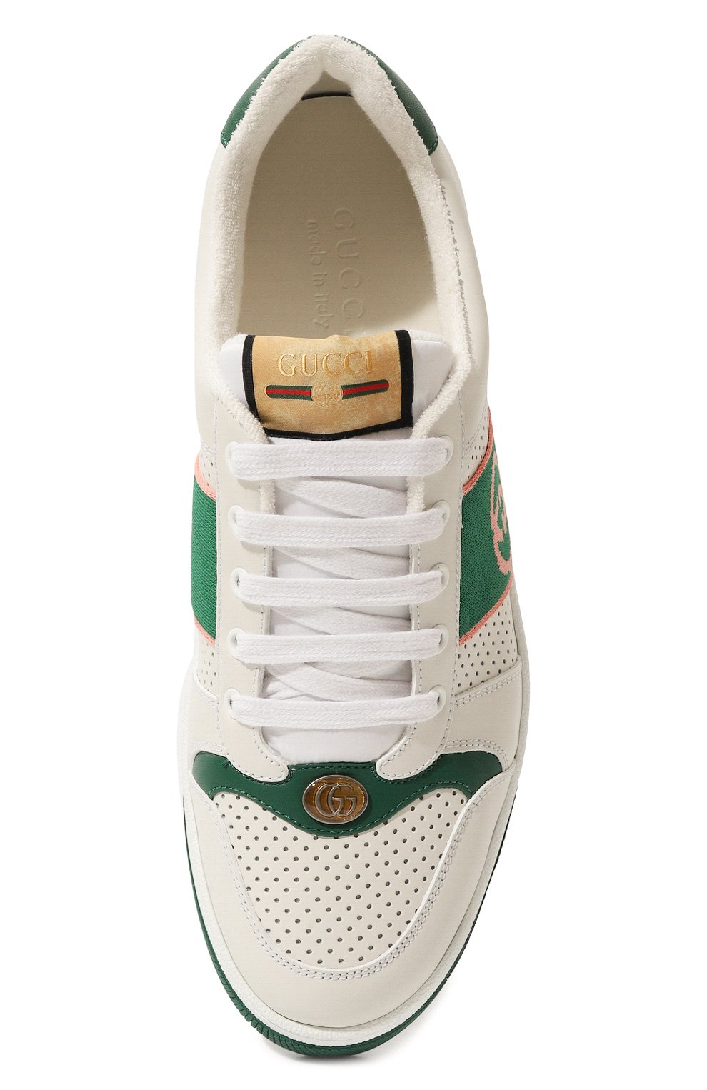 Кожаные кеды screener GUCCI, арт. 765054/AACV8, фото 6