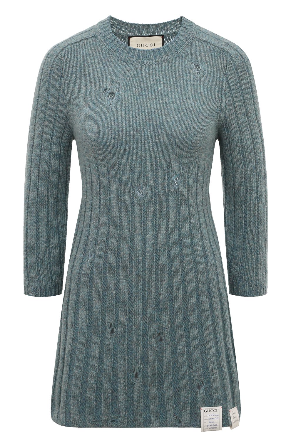 Шерстяное платье GUCCI, арт. 635140 XKBMT, фото 1