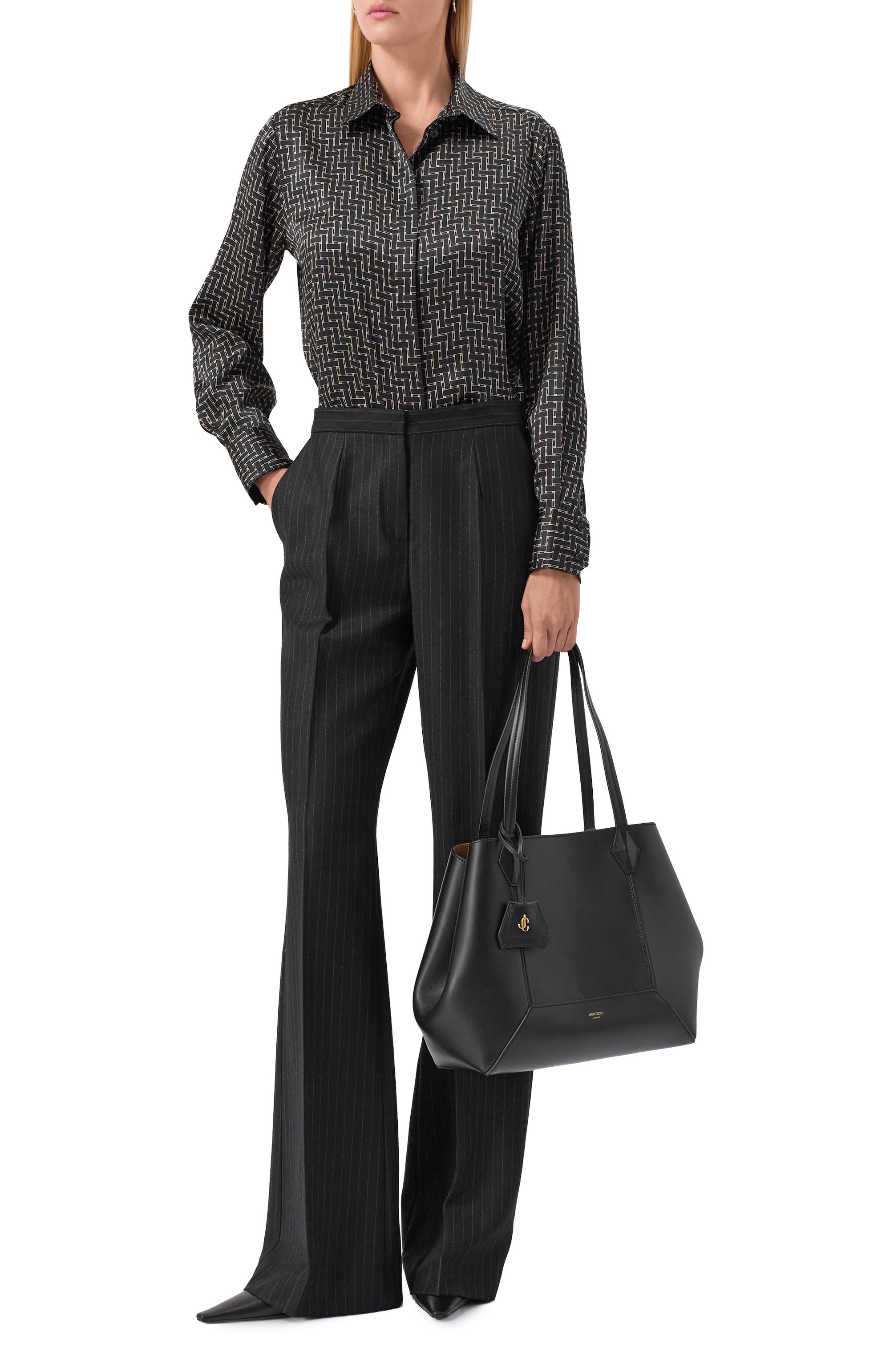 Сумка-тоут diamond medium JIMMY CHOO, арт. DIAM0ND T0TE/M/HUT, фото 7