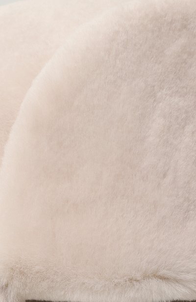 Меховая шапка-ушанка из норки VICTORIA KUSENKOVA бежевого цвета по цене 108240 руб., арт. 091210012093, фото 4 Меховая шапка-ушанка из норки VICTORIA KUSENKOVA, арт. 091210012093, фото 4