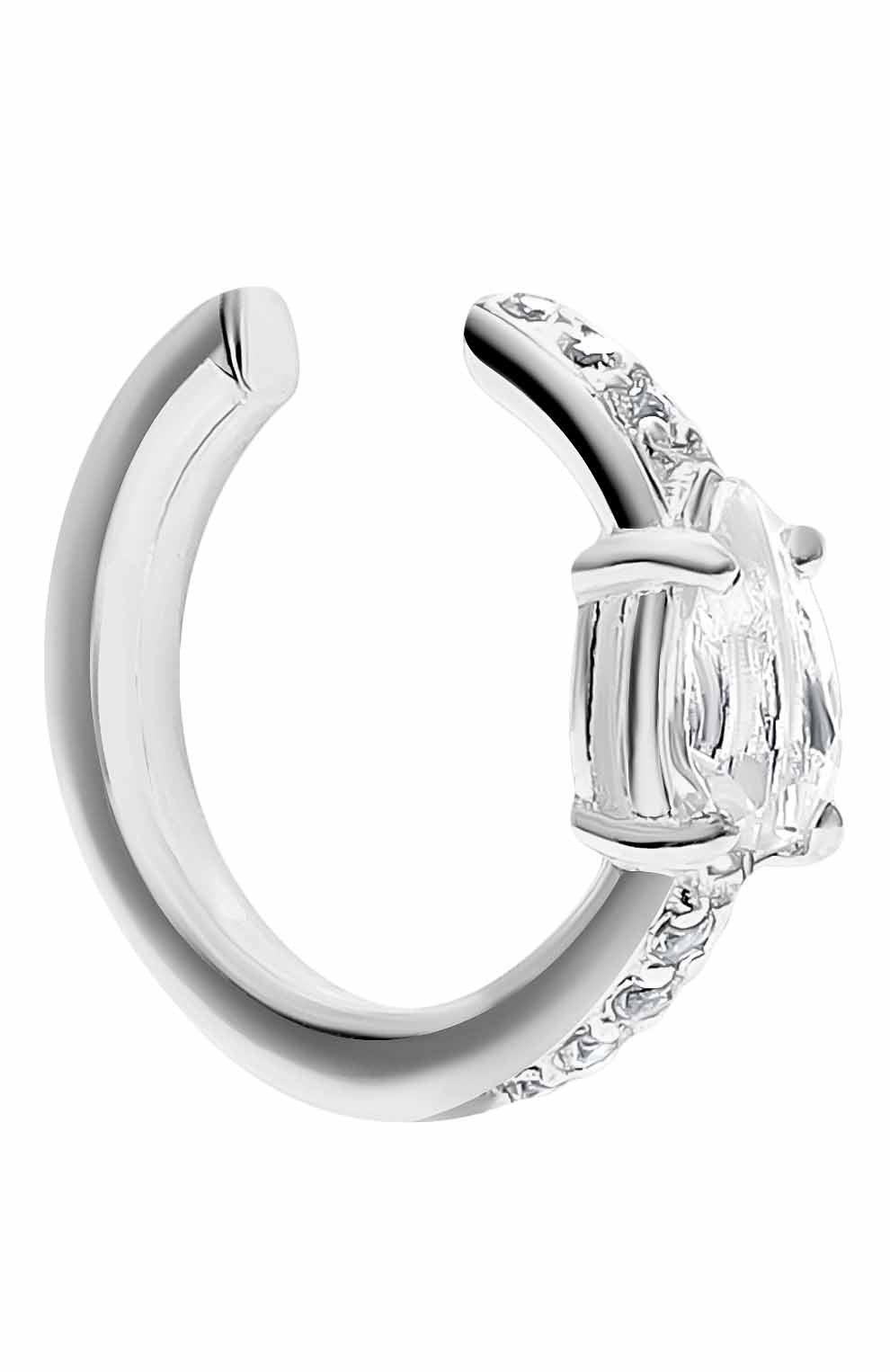 Кафф с белым топазом MOONKA, арт. ec-c-wtpz, фото 3