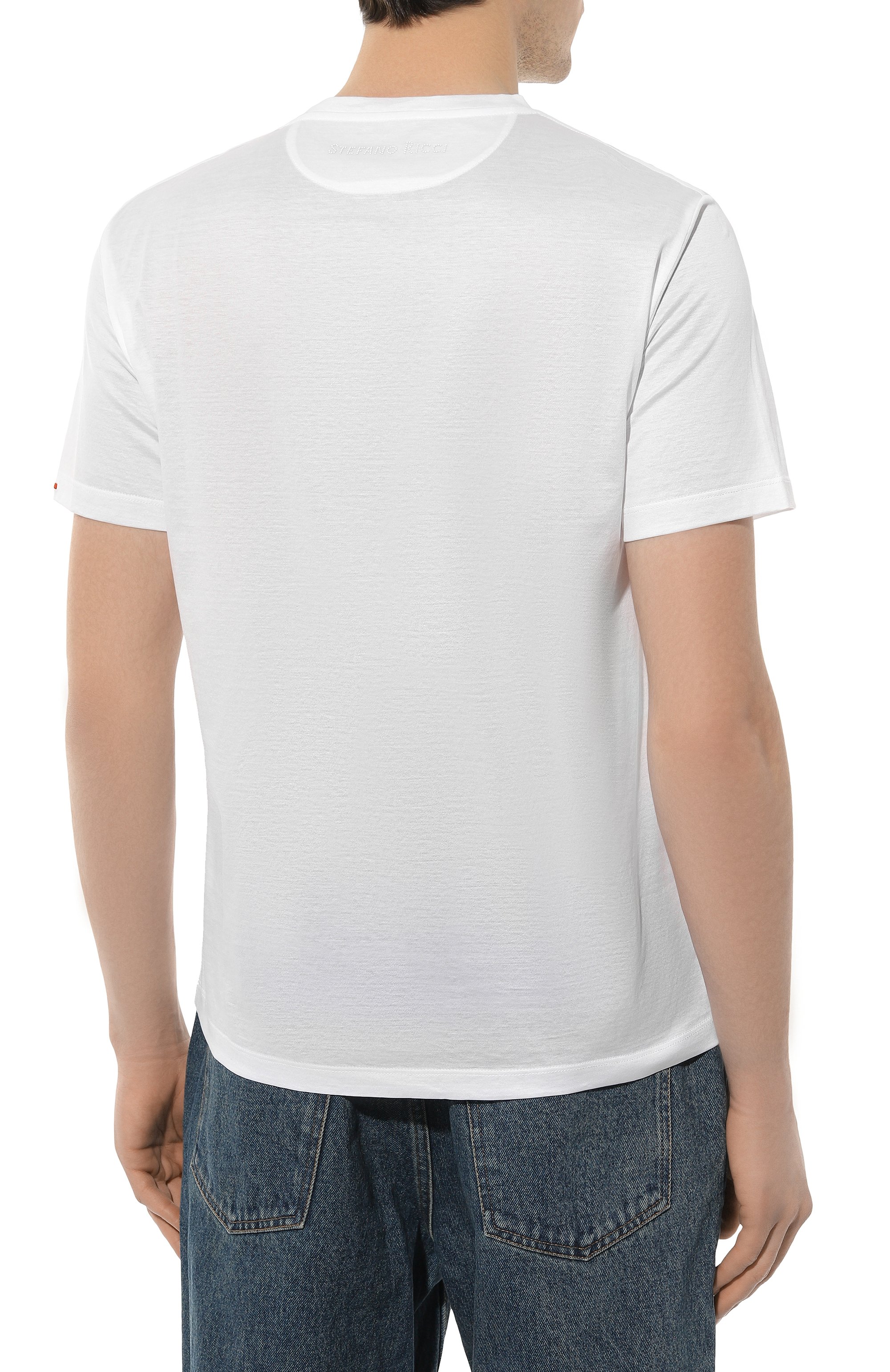 Хлопковая футболка STEFANO RICCI, арт. MNH4103160/TE0001, фото 4